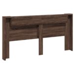 vidaXL Zadné čelo Hnedý dub 200 x 16,5 x 103,5 cm Kompozitné drevo – Obrázok 7