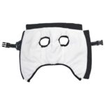 vidaXL Psí kabát s postrojom Čierna S Flís a polyester – Obrázok 3