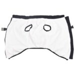 vidaXL Psí kabát s postrojom Námornícka modrá 4XL Flís a polyester – Obrázok 3