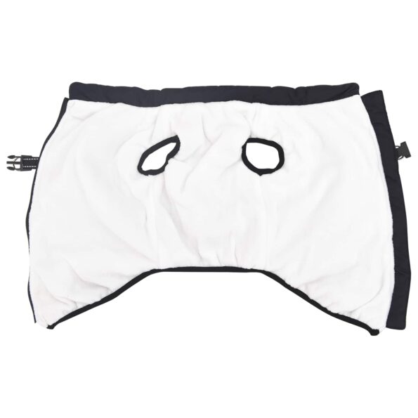 vidaXL Psí kabát s postrojom Námornícka modrá 4XL Flís a polyester – Obrázok 3