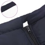 vidaXL Psí kabát s postrojom Námornícka modrá 4XL Flís a polyester – Obrázok 7
