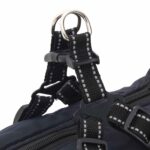 vidaXL Psí kabát s postrojom Námornícka modrá 4XL Flís a polyester – Obrázok 8