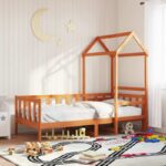 vidaXL Súprava dennej postele 2 pcs Včelí hnedý