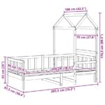 vidaXL Súprava dennej postele 2 pcs Včelí hnedý – Obrázok 12