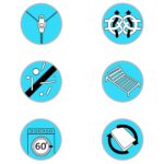 vidaXL Denná posteľ s matracmi Voskovo hnedá a biela 90 x 200 cm – Obrázok 7