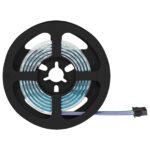 vidaXL LED pás 2 pcs Čierna a priehľadná 1200 mm Meď a plast