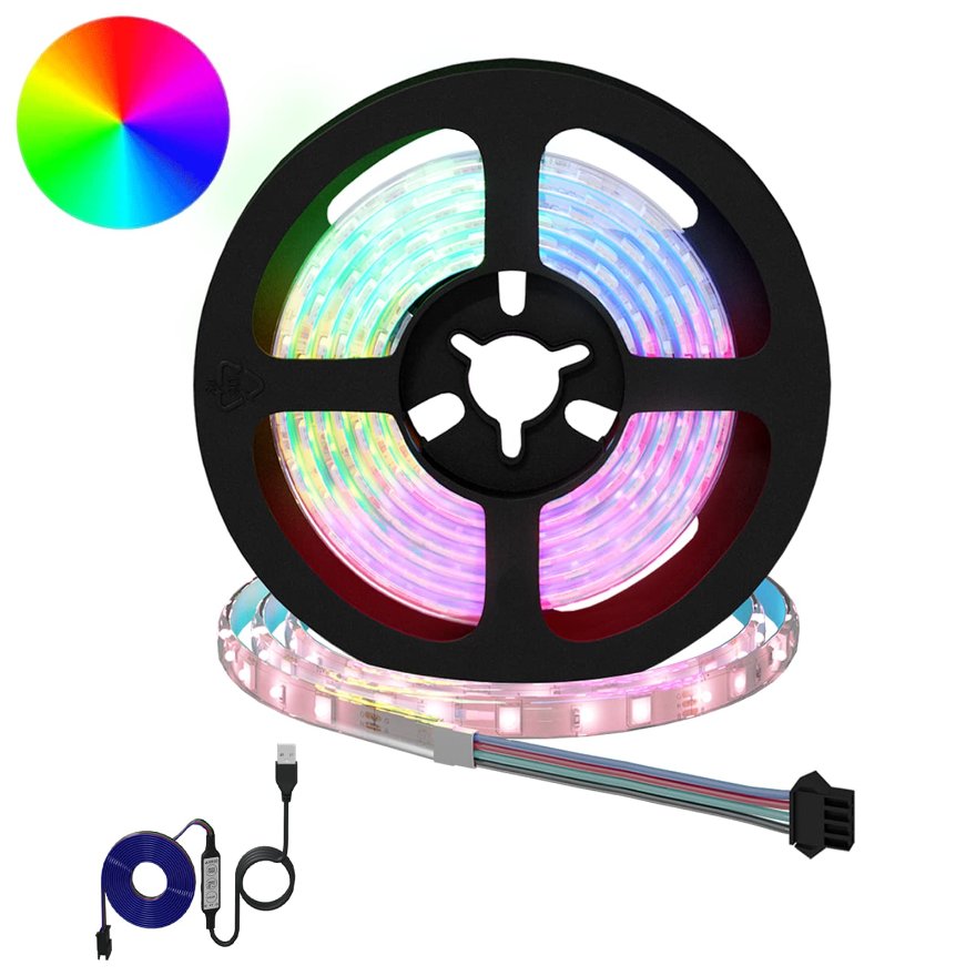 3429106_1.jpg vidaXL LED pás 2 pcs Čierna a priehľadná 1300 mm Meď a plast – Obrázok 1