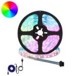 vidaXL LED pás 2 pcs Čierna a priehľadná 3000 mm Meď a plast