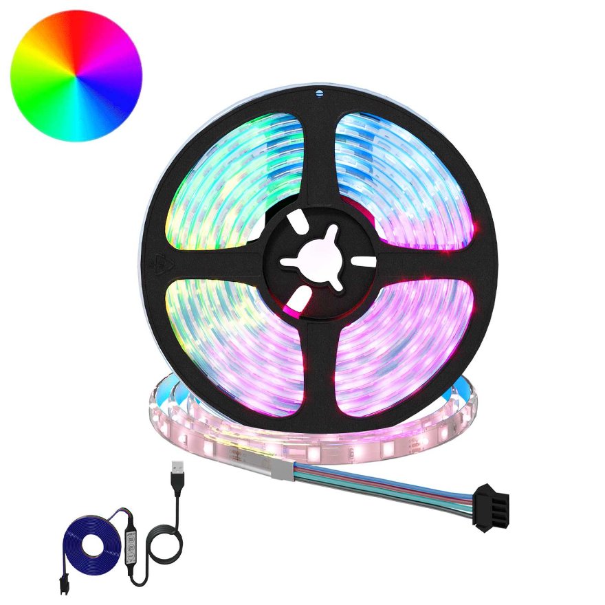 3429124_1.jpg vidaXL LED pás 2 pcs Čierna a priehľadná 3000 mm Meď a plast – Obrázok 1