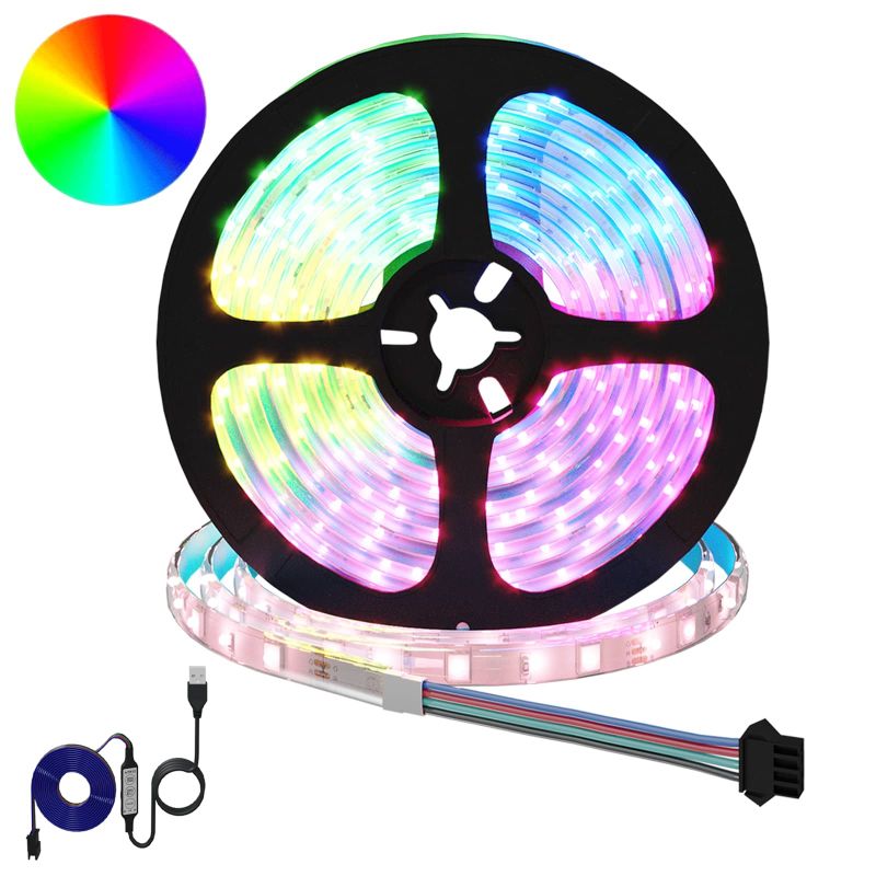 3429130_1.jpg vidaXL LED pás 2 pcs Čierna a priehľadná 5100 mm Meď a plast – Obrázok 1