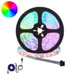vidaXL LED pás 2 pcs Čierna a priehľadná 5500 mm Meď a plast