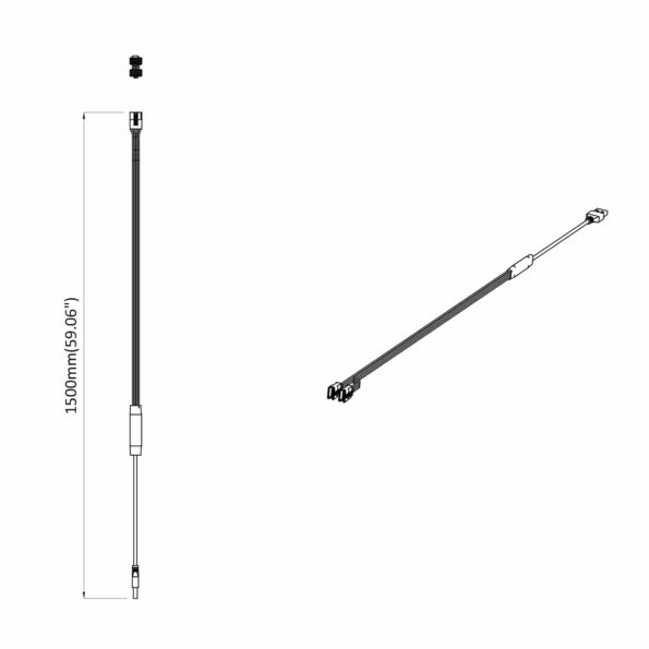 vidaXL LED pás 2 pcs Čierna a mnohofarebná 1745 mm Meď a plast – Obrázok 7