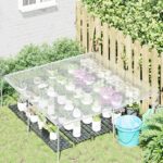 vidaXL Plachta s očkami Priehľadná 2 x 2 m Polyetylén – Obrázok 3