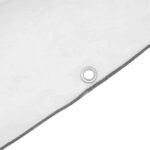 vidaXL Plachta s očkami Priehľadná 2 x 2 m Polyetylén – Obrázok 5