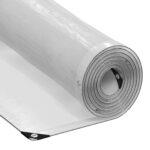 vidaXL Plachta s očkami Priehľadná 3 x 3 m Polyetylén – Obrázok 2