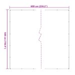 vidaXL Plachta s očkami Priehľadná 5 x 6 m Polyetylén – Obrázok 10