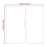vidaXL Plachta s očkami Priehľadná 6 x 12 m Polyetylén – Obrázok 10