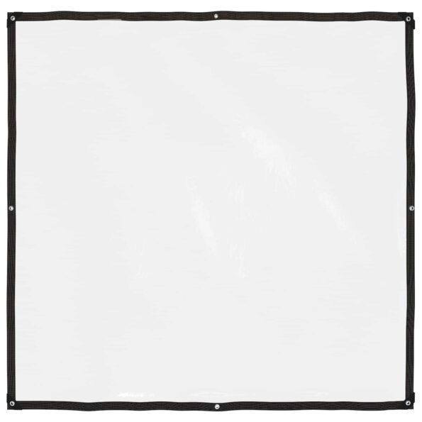 vidaXL Plachta s očkami Priehľadná 2 x 2 m Polyetylén – Obrázok 2