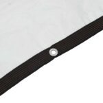 vidaXL Plachta s očkami Priehľadná 2 x 2 m Polyetylén – Obrázok 5