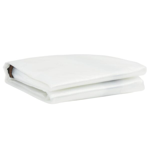 vidaXL Plachta s očkami Priehľadná 2 x 2 m Polyetylén – Obrázok 7