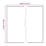 vidaXL Plachta s očkami Priehľadná 6 x 12 m Polyetylén – Obrázok 10