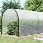 vidaXL Plachta s očkami Priehľadná 12 x 12 m Polyetylén – Obrázok 3