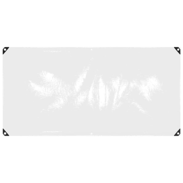 vidaXL Plachta Priehľadná 1 x 2 m PVC – Obrázok 2