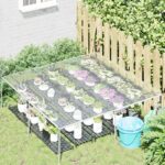 vidaXL Plachta Priehľadná 2 x 2 m PVC – Obrázok 3