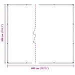 vidaXL Plachta Priehľadná 3 x 4 m PVC – Obrázok 10