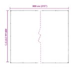 vidaXL Plachta Priehľadná 4 x 8 m PVC – Obrázok 10