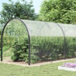 vidaXL Plachta Priehľadná 8 x 8 m PVC