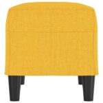 vidaXL Lavička bledožltá 70x35x41 cm látka – Obrázok 4