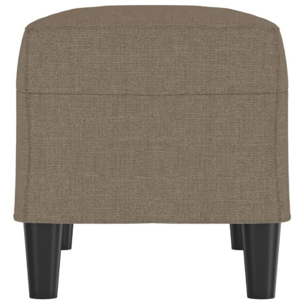 vidaXL Lavička sivohnedá 70x35x41 cm látka – Obrázok 4