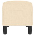 vidaXL Lavička krémová 100x35x41 cm látka – Obrázok 4