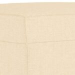 vidaXL Lavička krémová 100x35x41 cm látka – Obrázok 5