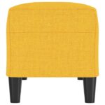 vidaXL Lavička bledožltá 100x35x41 cm látka – Obrázok 4