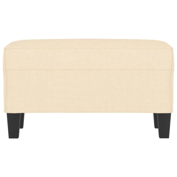 vidaXL Lavica krémová 70x35x41 cm látka – Obrázok 3