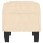 vidaXL Lavica krémová 70x35x41 cm látka – Obrázok 4