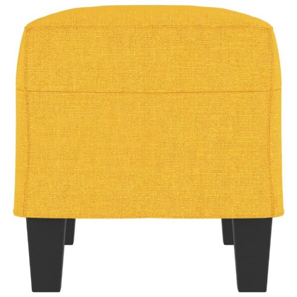 vidaXL Lavička bledožltá 70x35x41 cm látka – Obrázok 4