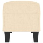 vidaXL Lavička krémová 100x35x41 cm látka – Obrázok 4