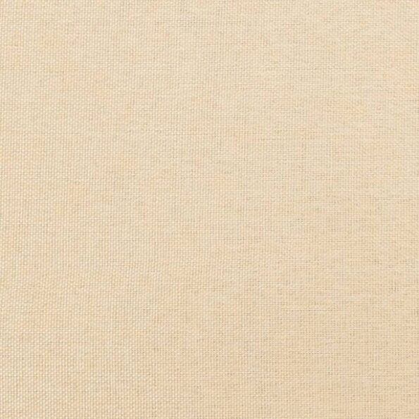 vidaXL Lavička krémová 100x35x41 cm látka – Obrázok 6