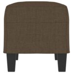 vidaXL Lavička hnedá 100x35x41 cm látka – Obrázok 4