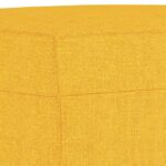 vidaXL Lavička bledožltá 100x35x41 cm látka – Obrázok 5