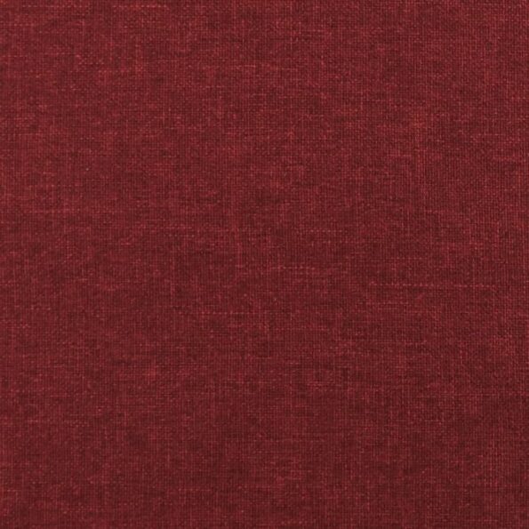 vidaXL Lavička vínovo-červená 100x35x41 cm látka – Obrázok 6