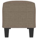 vidaXL Lavička sivohnedá 100x35x41 cm látka – Obrázok 4