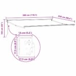 Markíza Antracit 3 x 2,5 m Kov – Obrázok 10
