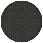 vidaXL 3-dielna bistro súprava s vankúšmi čierna polyratanová – Obrázok 10