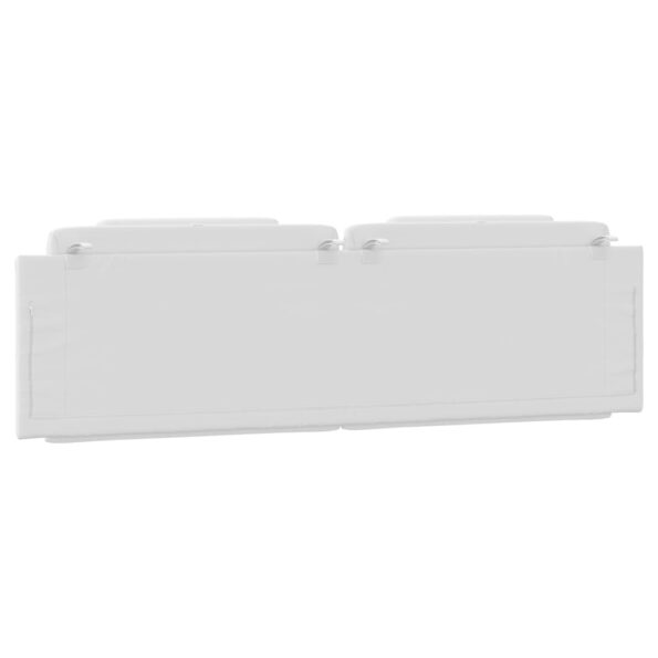 vidaXL Vankúš na čelo postele biely 183 cm umelá koža – Obrázok 7