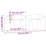 vidaXL Vankúš na čelo postele biely 152 cm umelá koža – Obrázok 10