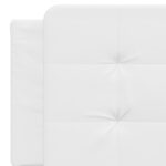 vidaXL Vankúš na čelo postele biely 152 cm umelá koža – Obrázok 7